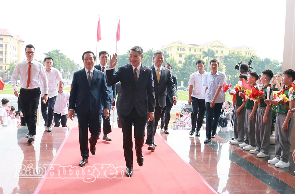 Thủ tướng Chính phủ Lê Minh Hưng dự hội nghị công bố Quy hoạch tỉnh Hưng Yên thời kỳ 2021 - 2030, tầm nhìn đến năm 2050