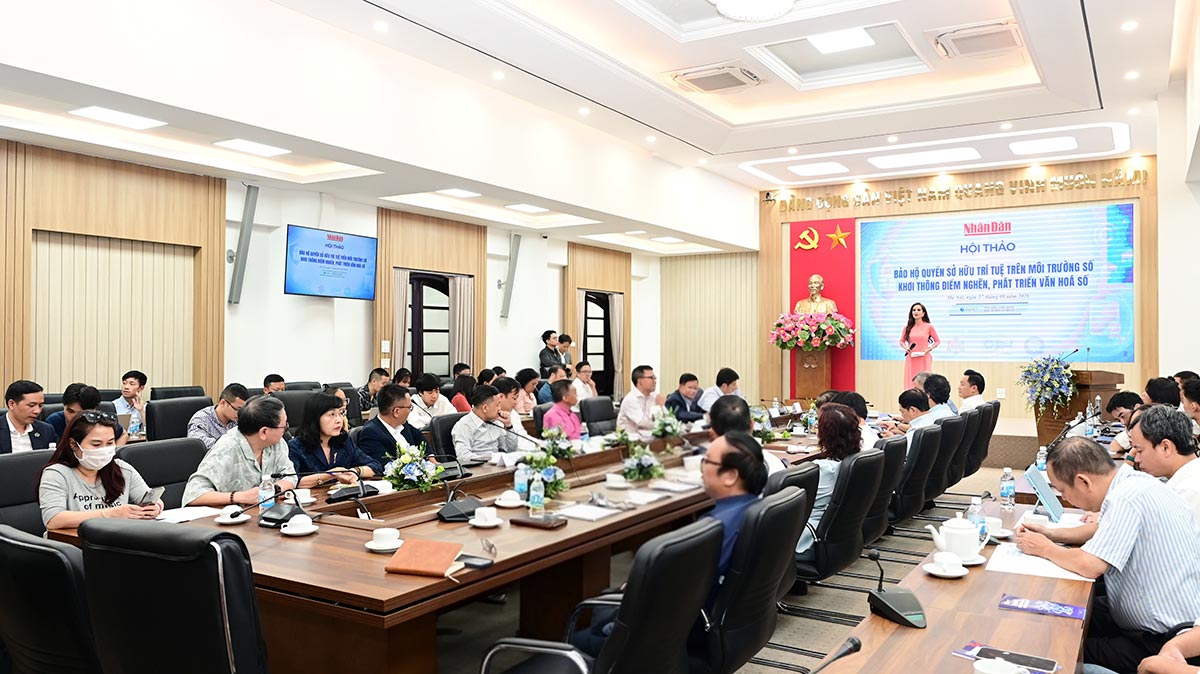 Hội thảo Bảo hộ quyền sở hữu trí tuệ trên môi trường số: Khơi thông điểm nghẽn, phát triển văn hóa số bền vững