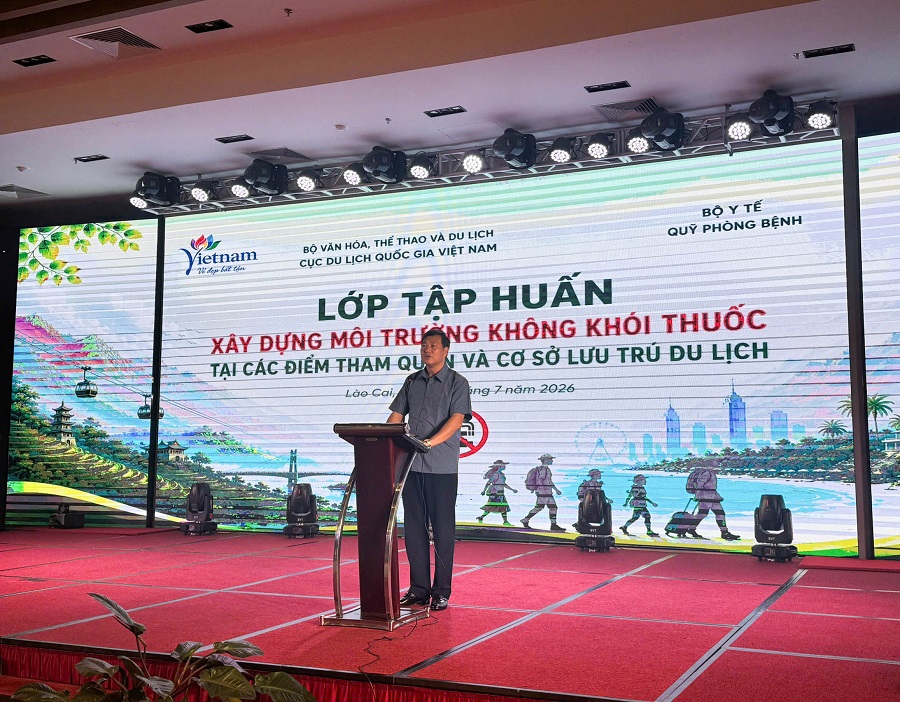 Tập huấn xây dựng môi trường không khói thuốc tại các điểm tham quan và cơ sở lưu trú du lịch