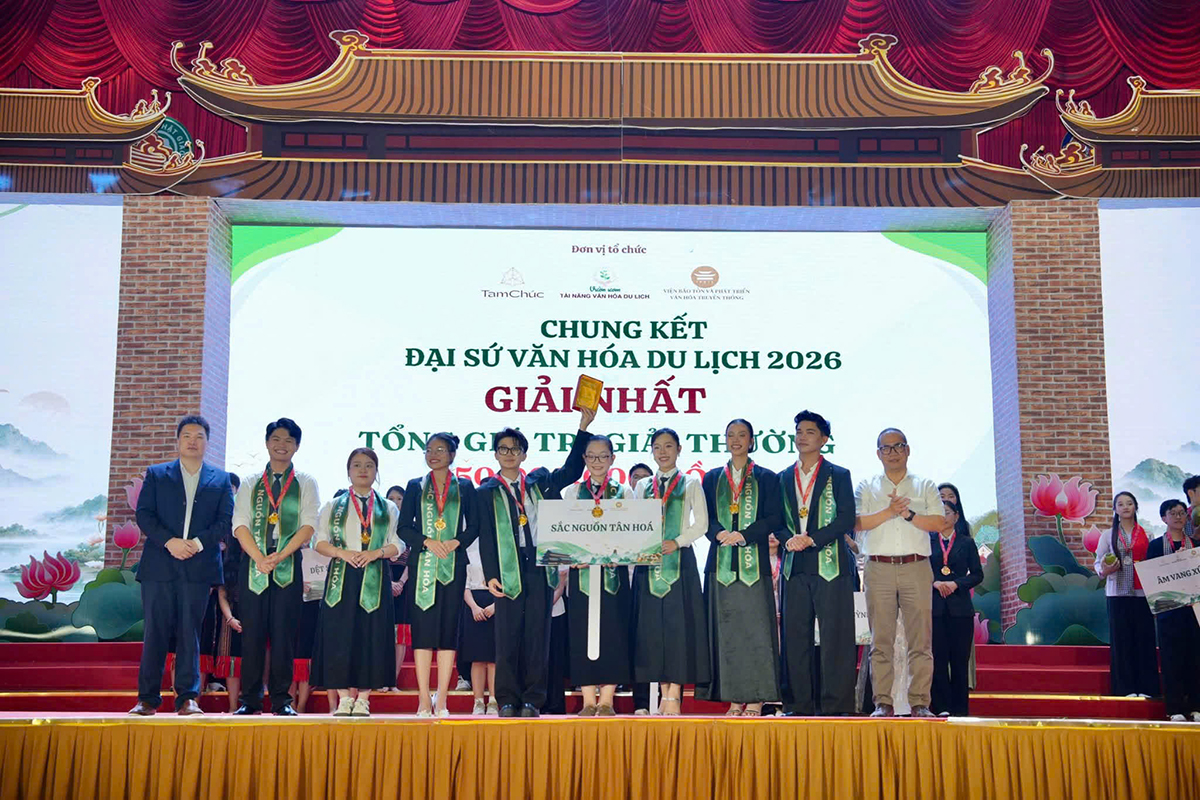 Ươm mầm tài năng trẻ, lan tỏa giá trị văn hóa du lịch Việt Nam